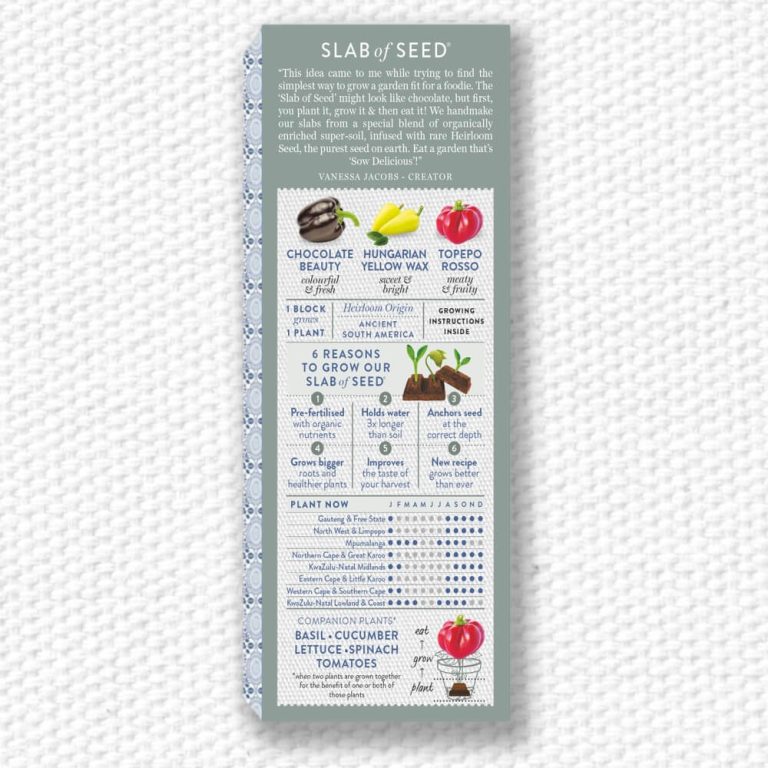 Artisanal Gourmet Peppers Back Linen