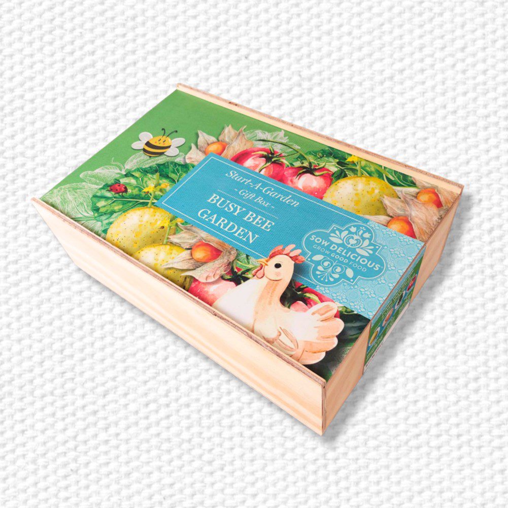 Linen Busy Bee Start-a-Garden Side