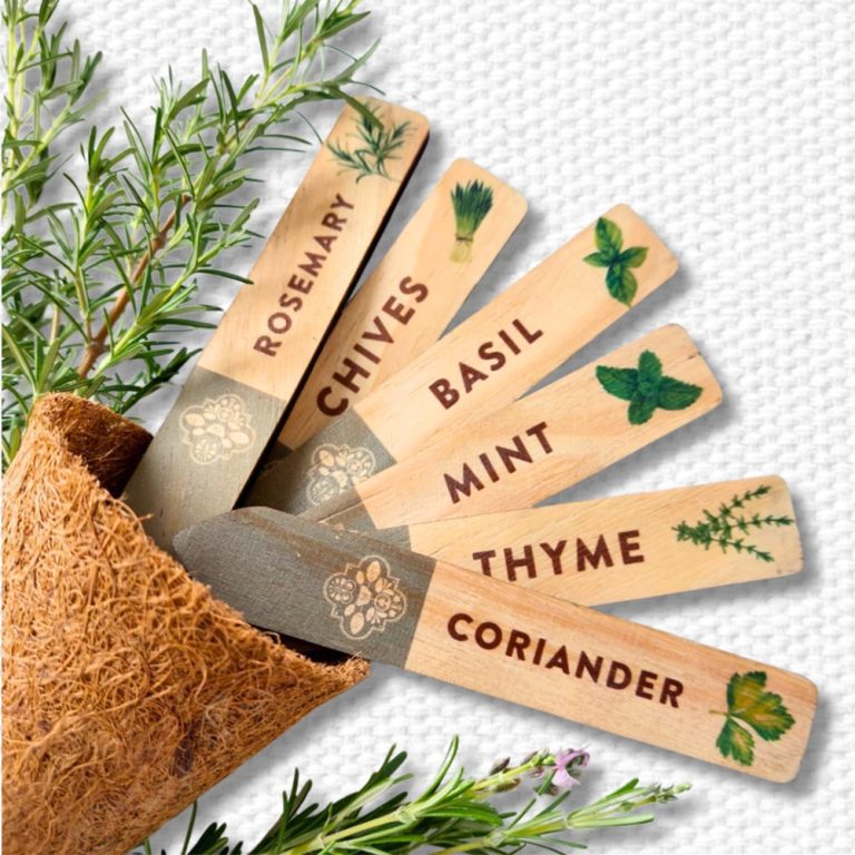 Gift Set: 6 x Herb Planting Markers